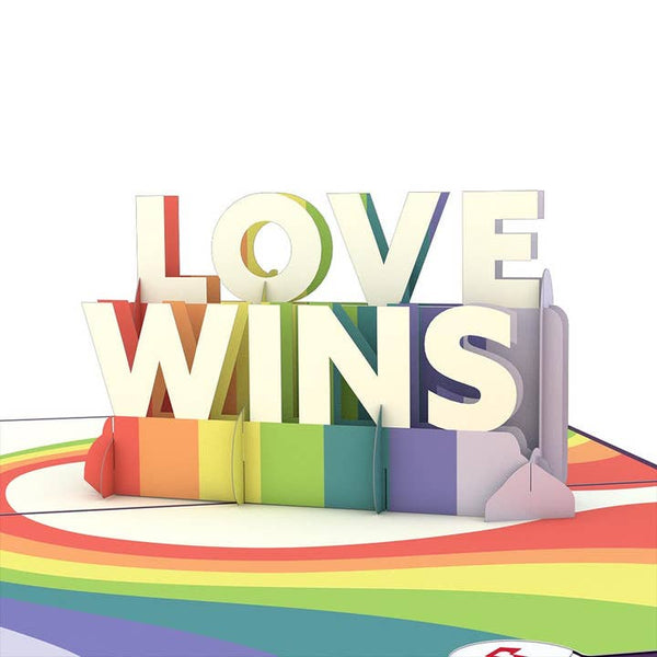 Pop Up Card - Love Wins 5''x7''