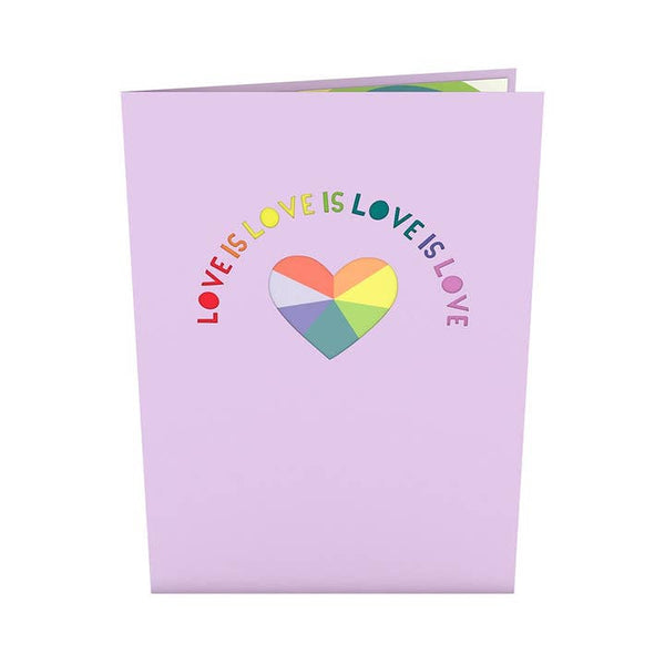 Pop Up Card - Love Is Love 5''x7''