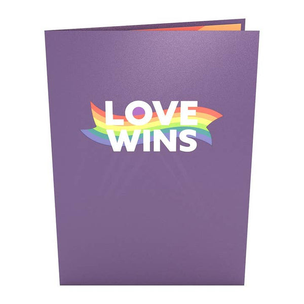 Pop Up Card - Love Wins 5''x7''