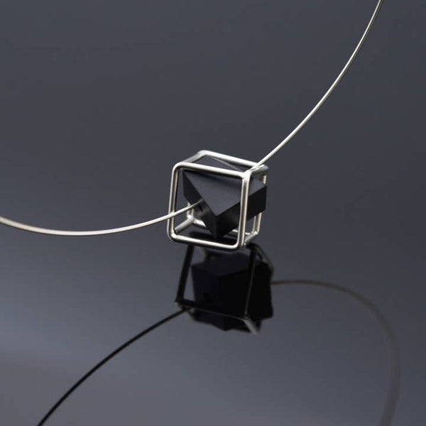 Pursuits: Ray Neck Cuff -Silver Black