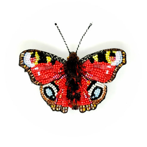 Brooch: Anglais Peacock Butterfly