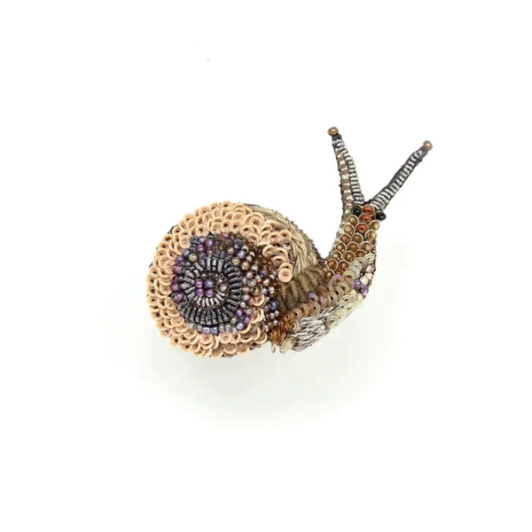 Brooch: Melting Snail
