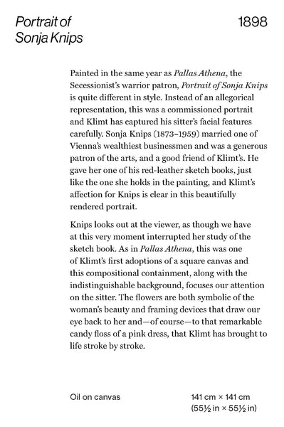 Gustav Klimt - Art Information Cards