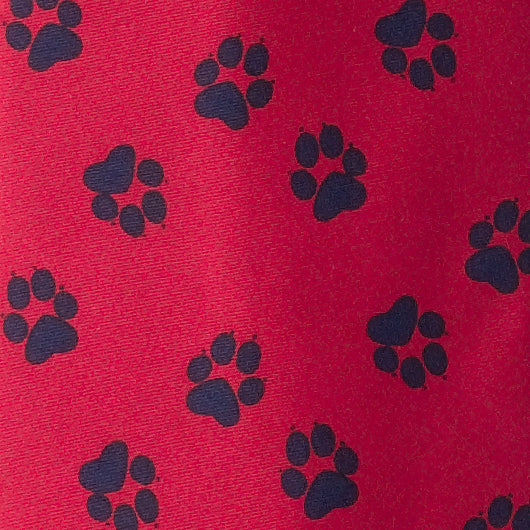 Necktie: Paw Prints