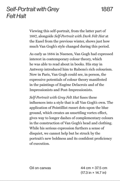 Vincent Van Gogh - Art Information Cards