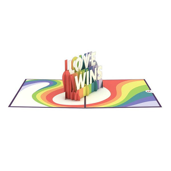 Pop Up Card - Love Wins 5''x7''