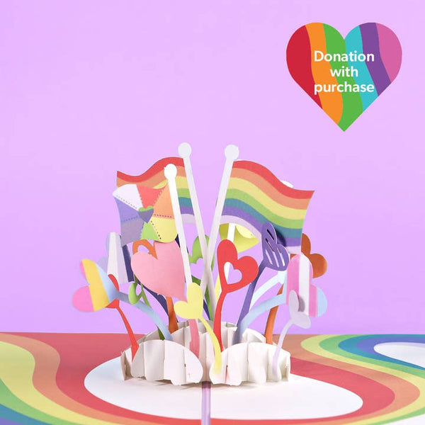 Pop Up Card - Love Is Love 5''x7''