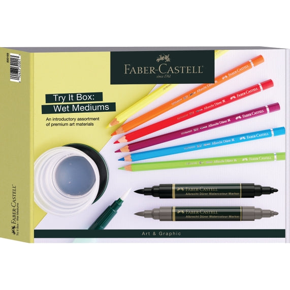 Art & Graphic Try It Box Wet Artist Mediums Assortment