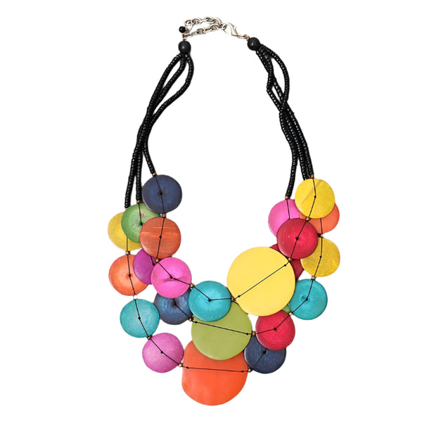 Multi Color Eclipse Necklace