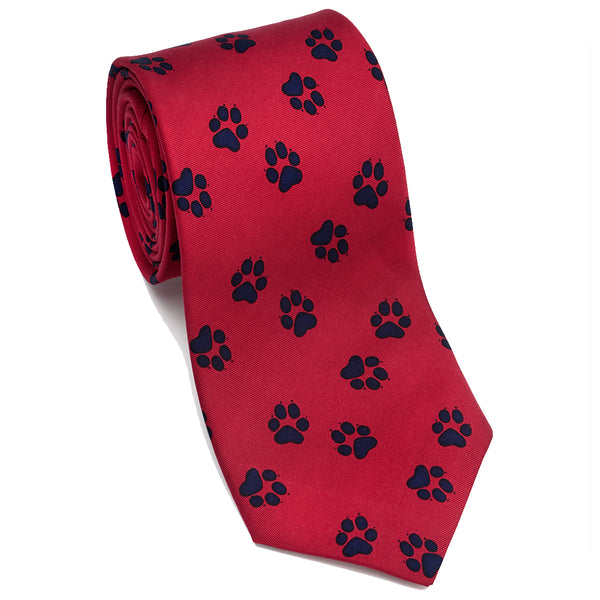 Necktie: Paw Prints