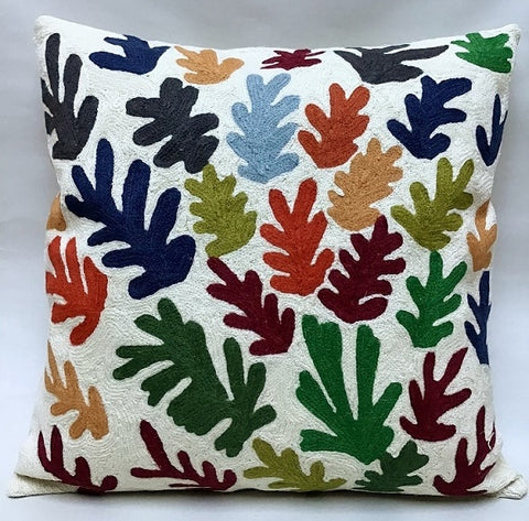 Matisse Inspired Leaves #3 Pillow