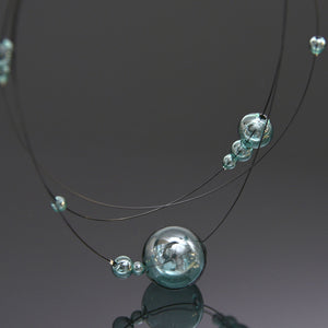 Cumulus Layered Necklace - Aqua