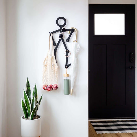 Metal Entryway Wall Rack - Adult