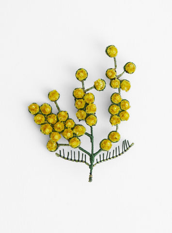 Mimosa Brooch