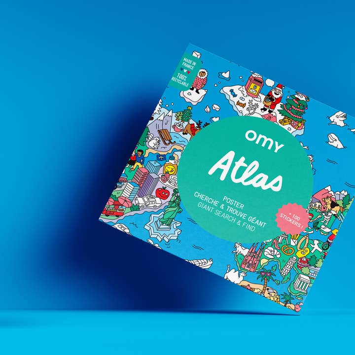 OMY - Atlas Poster and Stickers