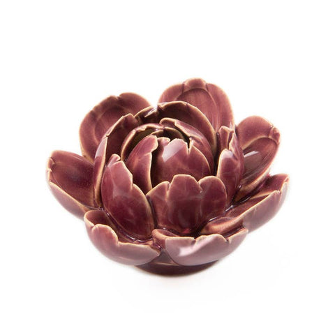 Ceramic Flower - Purple Peony