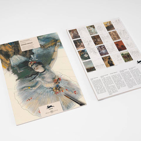 Edgar Degas Artists' Coloring Book