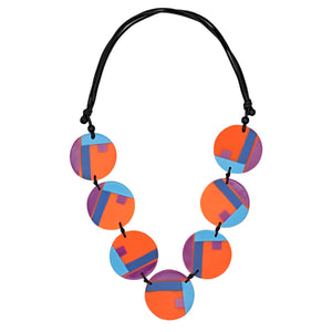 Orange Multi Poppy Necklace