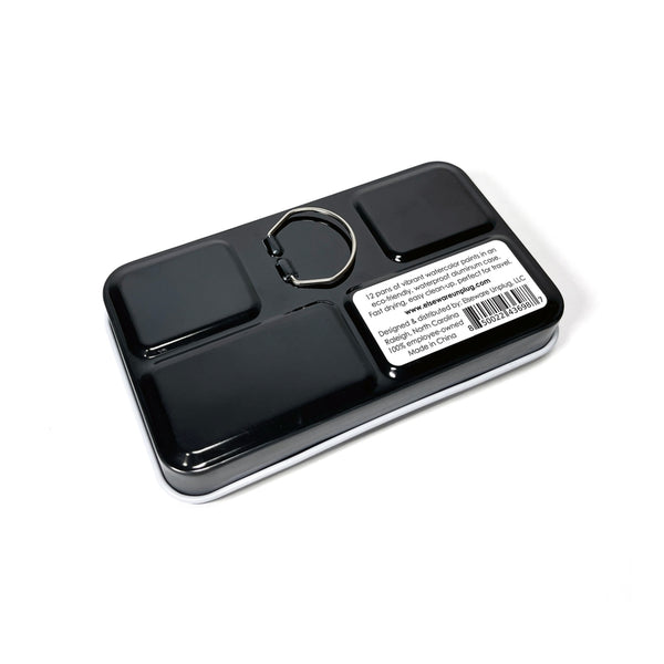 Elseware: Watercolor Set - Travel-Friendly Metal Palette - 12 Colors