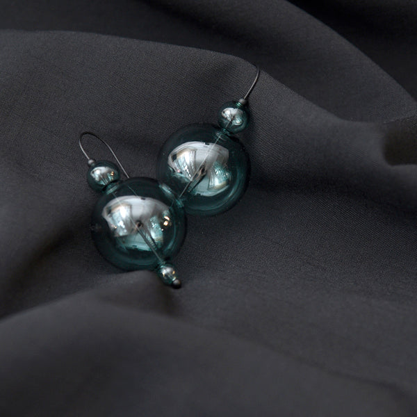 Scoop Earrings - Aqua