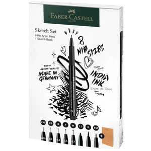 Pitt Artist Pen and Artist Sketchbook Gift Set