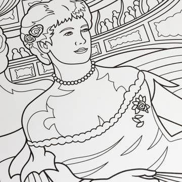 Coloring Book - Woman In Art