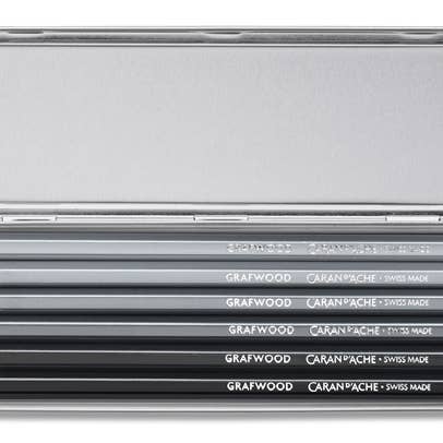 Box of 6 Graphite Pencils (6 Hardness Degrees) Graphite Line