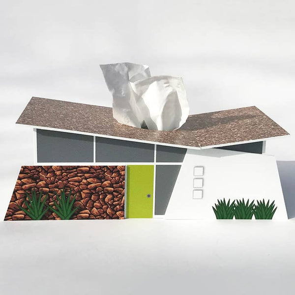 Midcentury Tissue Box Cover - Ranch Club Estates
