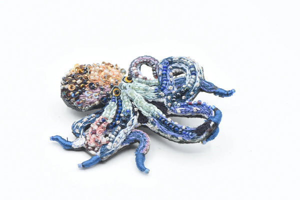 Brooch: Day Octopus