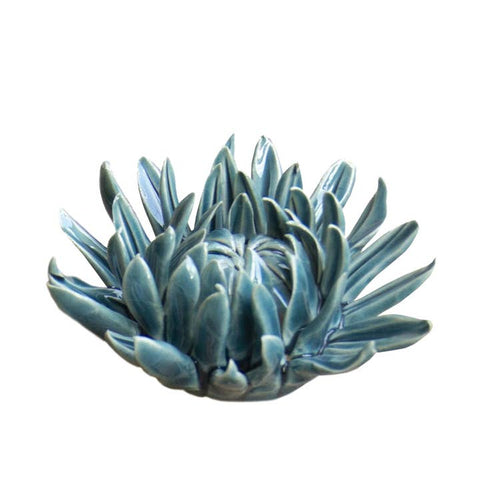 Ceramic Succulent - Mum Teal