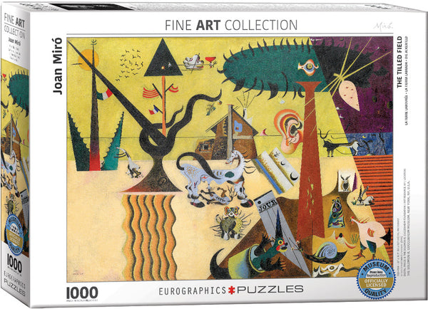 Joan Miró - The Tilled Field 1000 Piece Puzzle