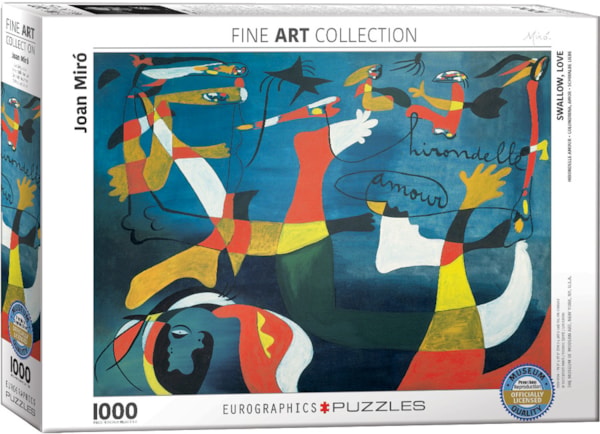 Joan Miró - Swallow Love 1000 Piece Puzzle