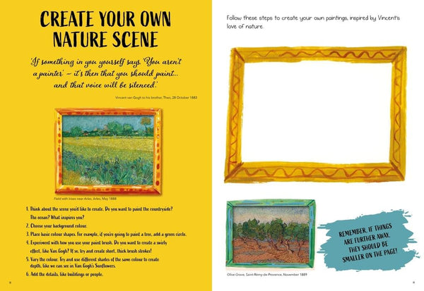Make Art with Van Gogh: An Art Activity Book