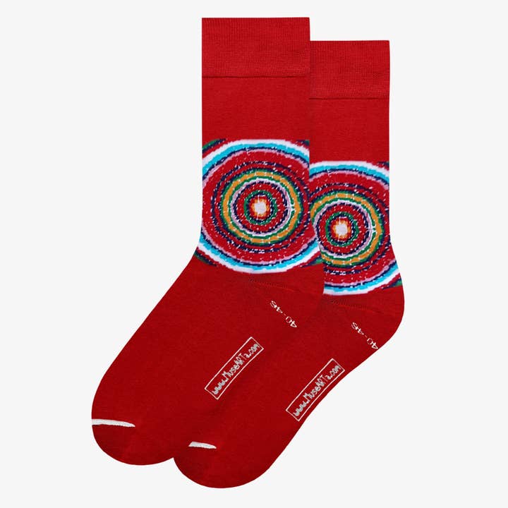Alma Woodsey Thomas - "Pansies in Washington" Socks
