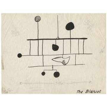 Alexander Calder "the Blériot" Hardcover Notebook