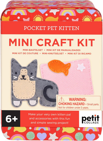 Petit Collage: Mini Craft Kit: Pocket Pet Kitten