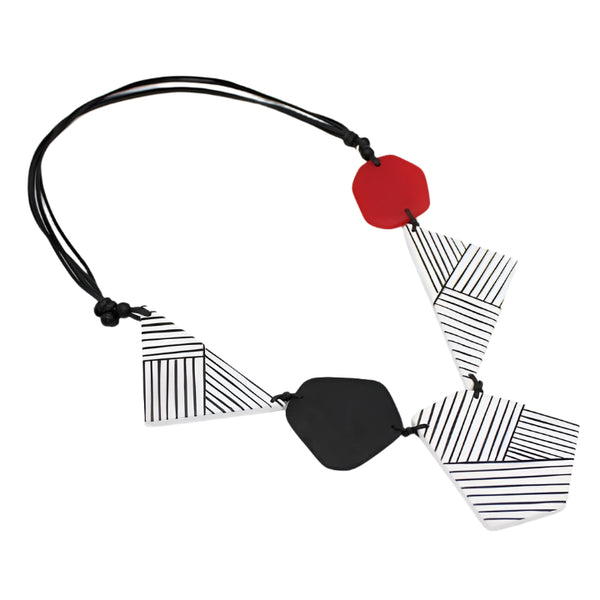 Black/ Red Zenith Necklace