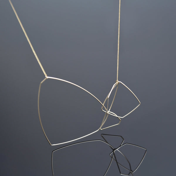 Elva Necklace - Satin Gold