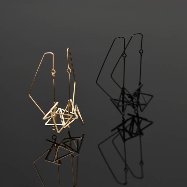 Pursuits: Spark Earrings - Black