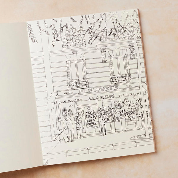 Paris: A collection of beautiful Parisian Images to Color In