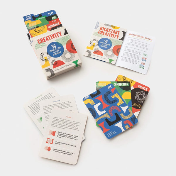 Kickstart Creativity: 50 Prompted Cards to Spark Inspiration