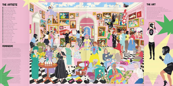 Puzzle: The Great Feminist Art Party A 1000 Piece Jigsaw Riot