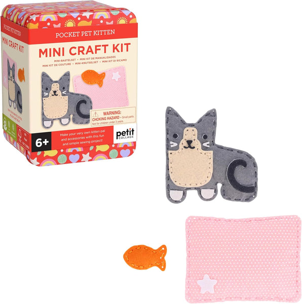 Petit Collage: Mini Craft Kit: Pocket Pet Kitten