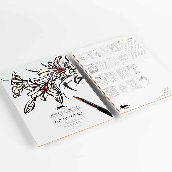 Art Nouveau Artists' Coloring Book