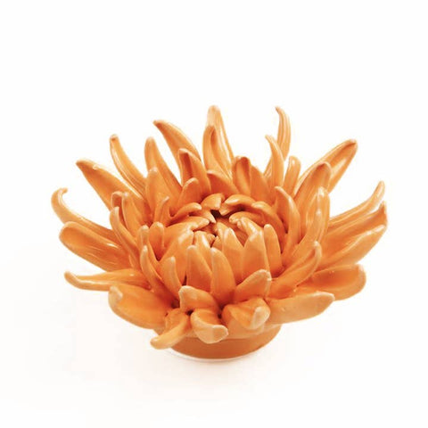 Ceramic Flower - Orange Mum
