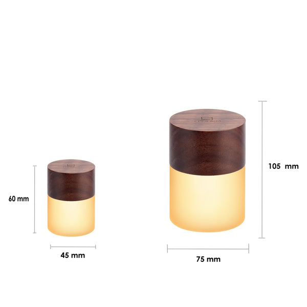 Lemelia Light - Large - Walnut