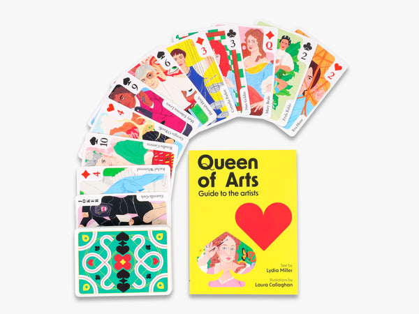 Queen of Hearts: Woman Artists book and Playing Cards