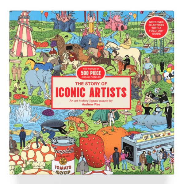 Puzzle: The Story of Iconic Artists 500 pieces