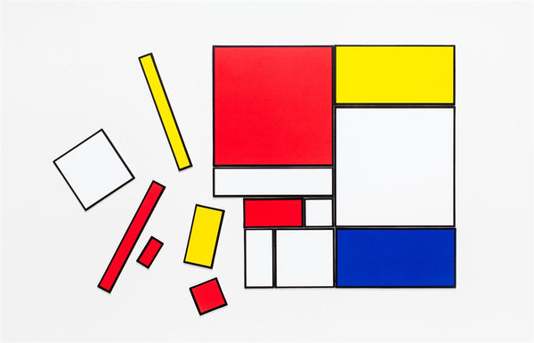 Make Your Own Mondrian:  A Modern Art Puzzle