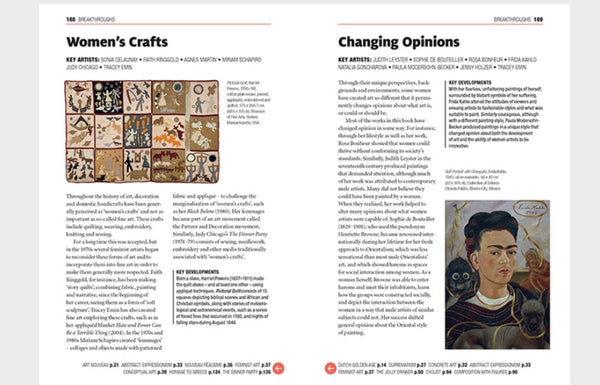 The Short Story of Women Artists: A Pocket Guide to Key Breakthroughs, Movements, Works and Themes